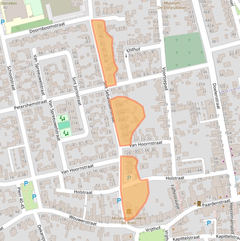 Kaart van postcodegebied 5081ZG.