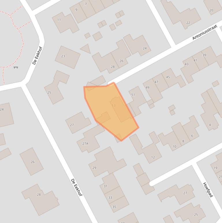 Kaart van postcodegebied 5084GM.