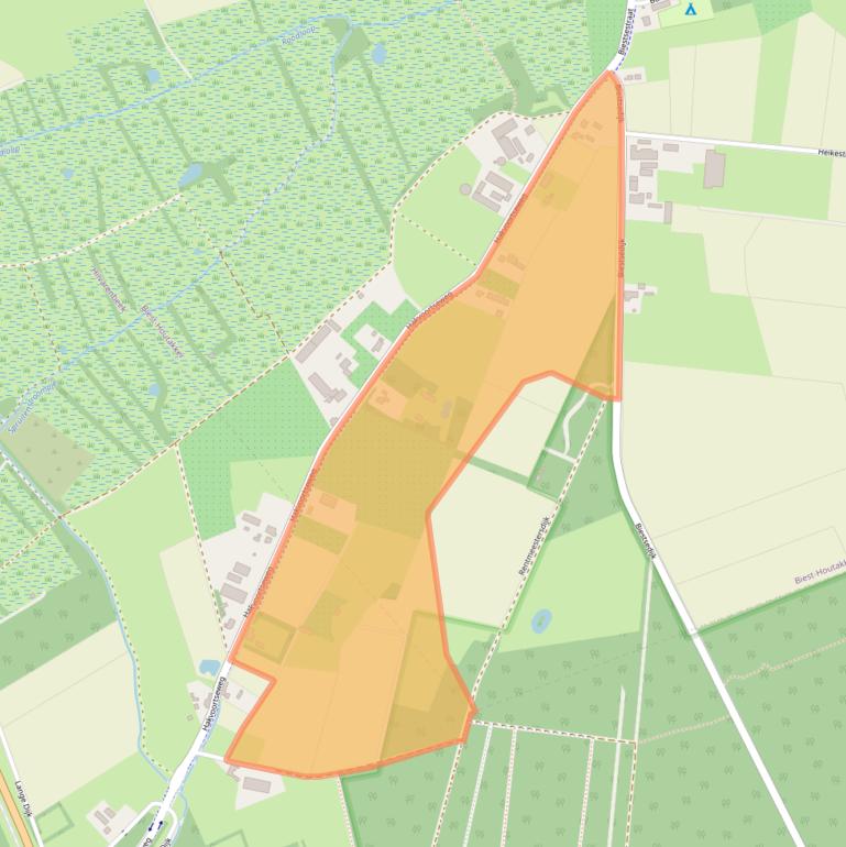 Kaart van postcodegebied 5084HA.