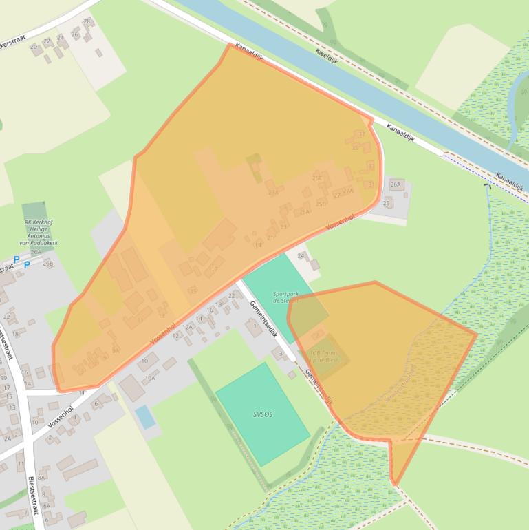 Kaart van postcodegebied 5084HJ.