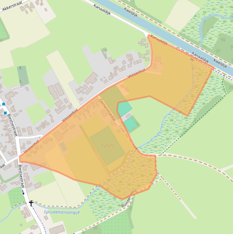 Kaart van postcodegebied 5084HK.