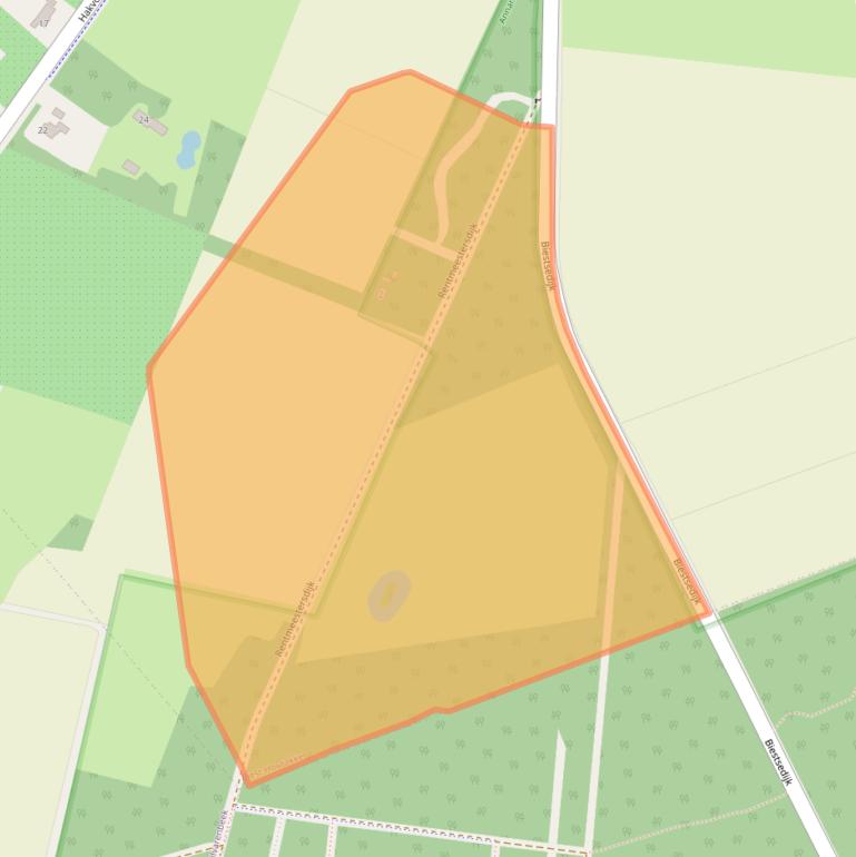 Kaart van postcodegebied 5084HX.