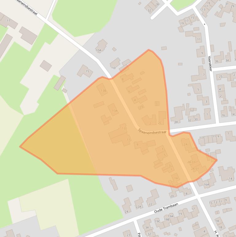 Kaart van postcodegebied 5085EJ.