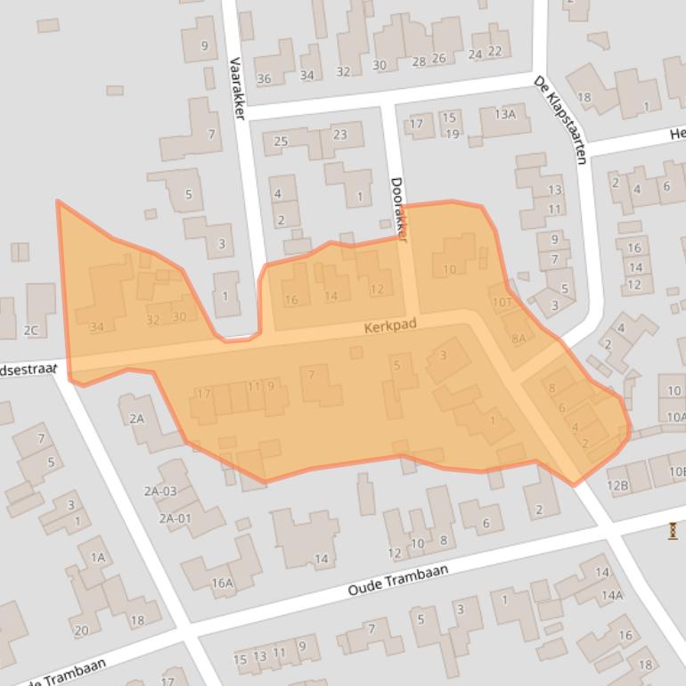Kaart van postcodegebied 5085EK.