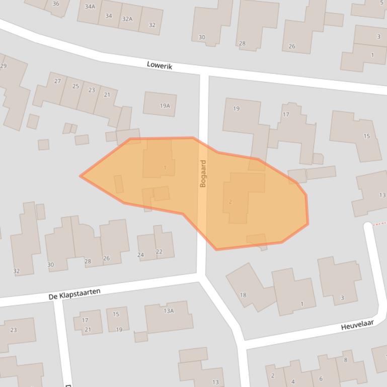 Kaart van postcodegebied 5085GC.