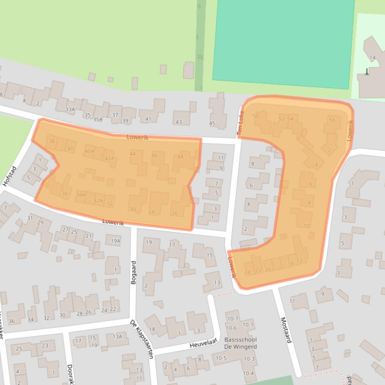 Kaart van postcodegebied 5085GL.