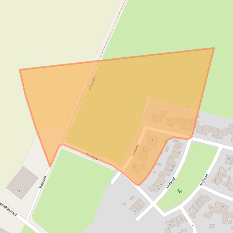 Kaart van postcodegebied 5085GR.