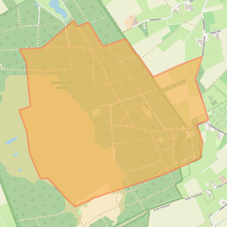 Kaart van postcodegebied 5085NG.