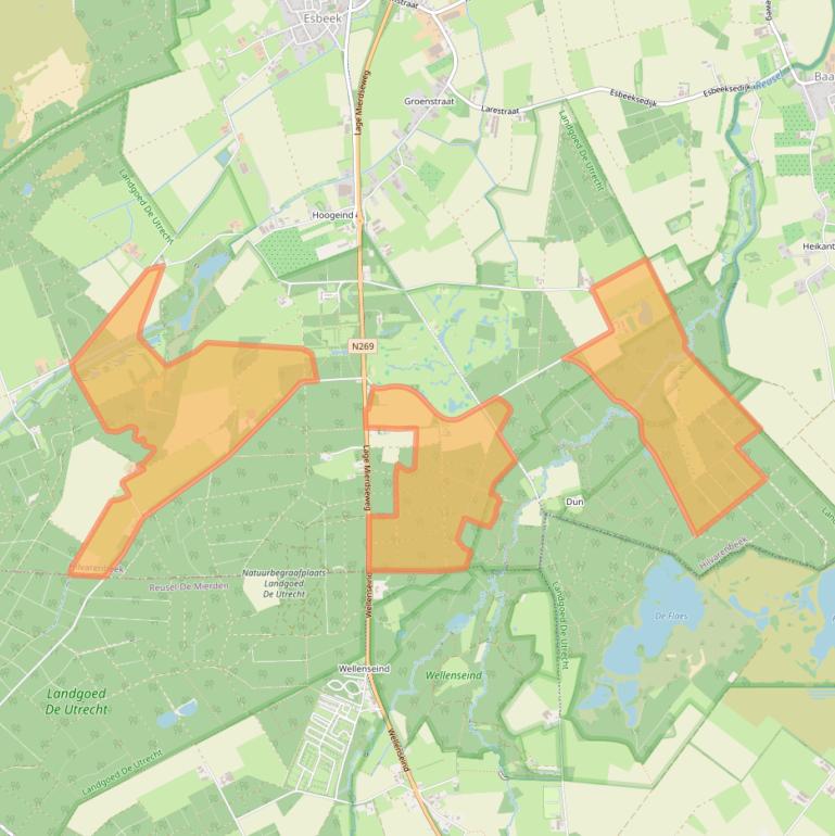 Kaart van postcodegebied 5085NJ.
