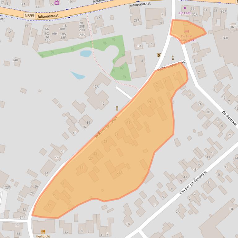 Kaart van postcodegebied 5087BR.