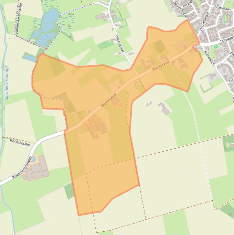 Kaart van postcodegebied 5087KG.