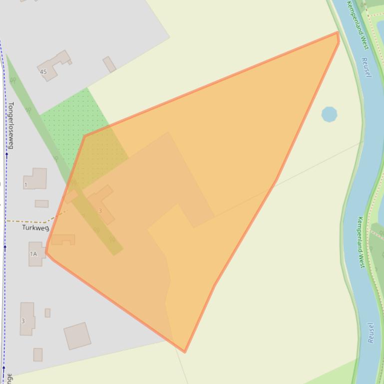 Kaart van postcodegebied 5087KR.