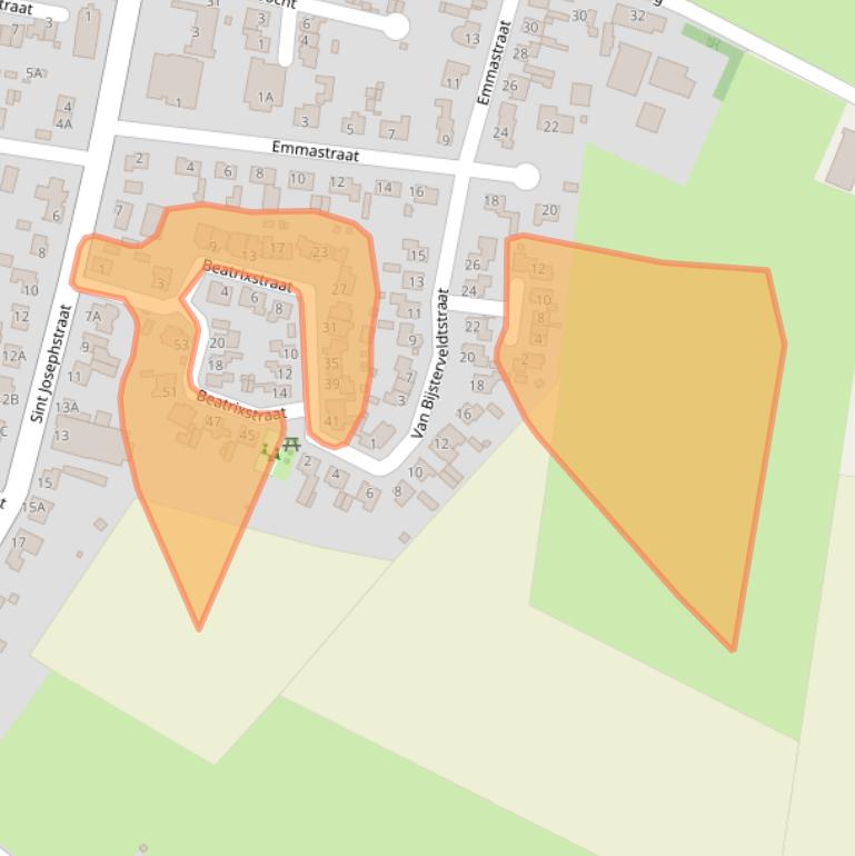 Kaart van postcodegebied 5089NM.