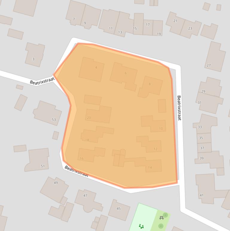 Kaart van postcodegebied 5089NN.