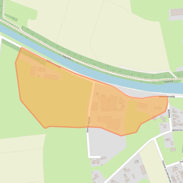 Kaart van postcodegebied 5089NT.