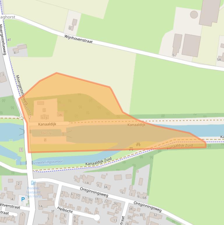 Kaart van postcodegebied 5089NV.