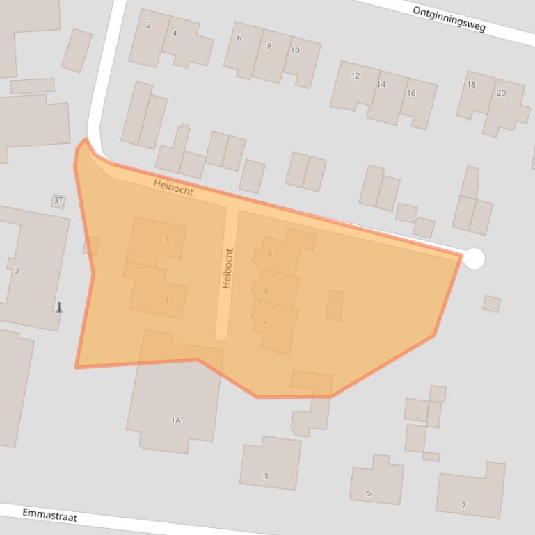 Kaart van postcodegebied 5089PK.