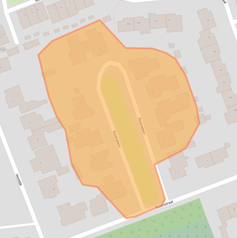 Kaart van postcodegebied 5091AG.