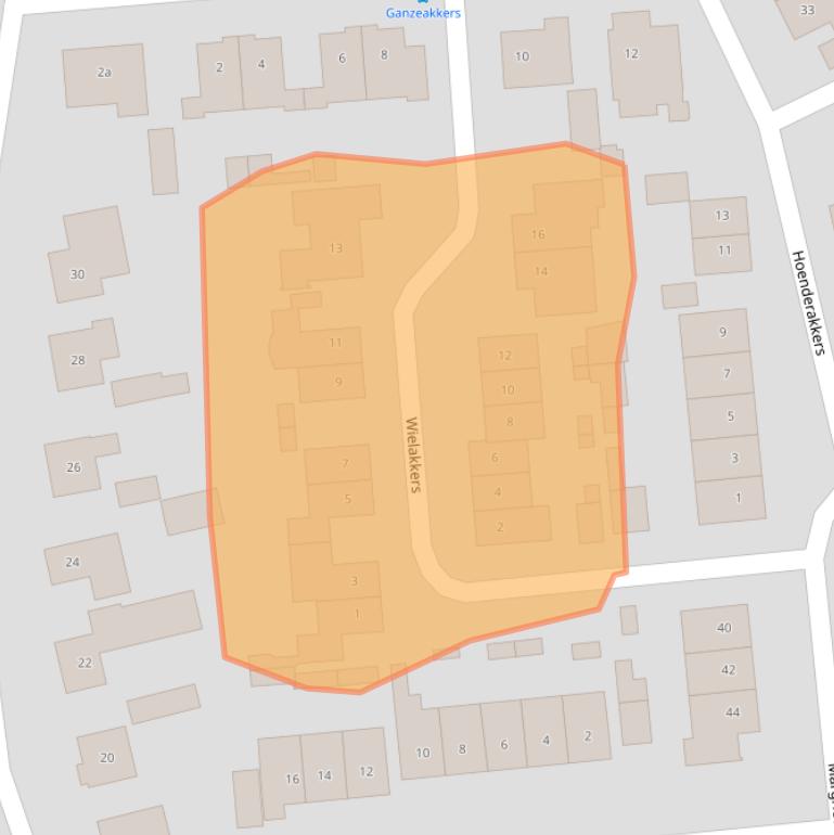 Kaart van postcodegebied 5091AN.