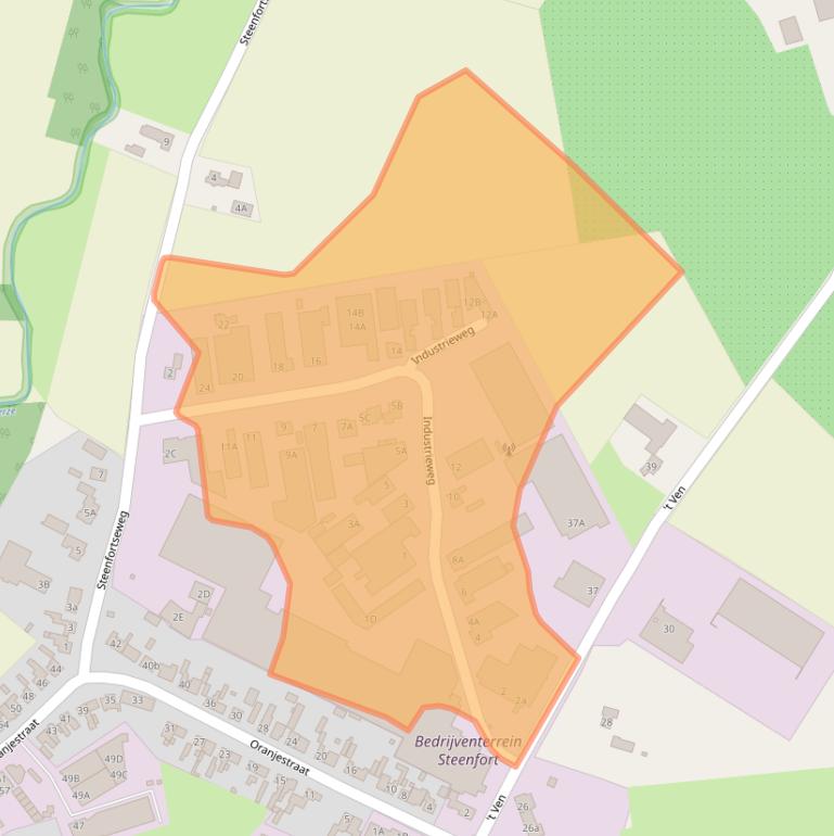 Kaart van postcodegebied 5091BG.