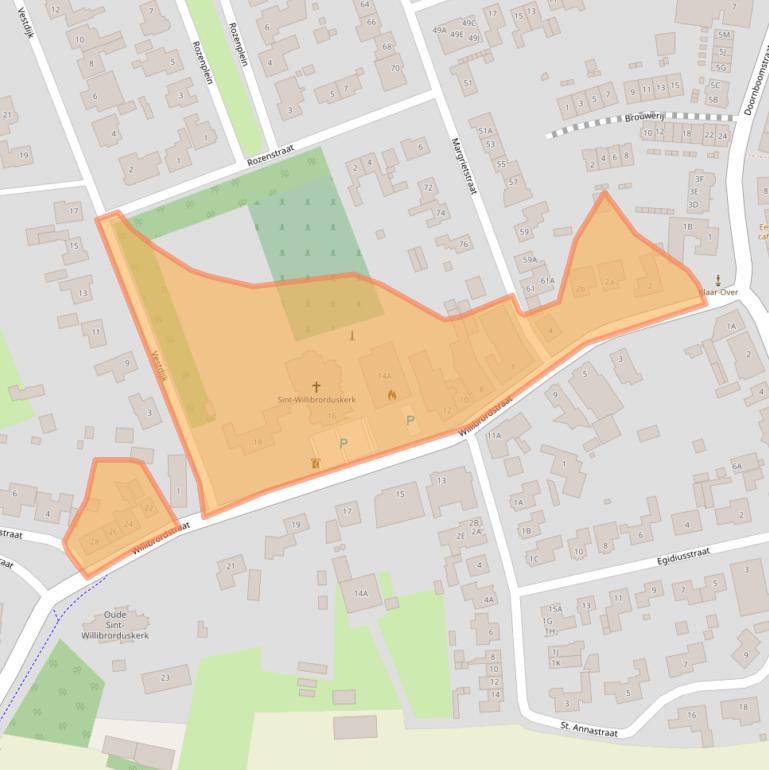 Kaart van postcodegebied 5091CD.