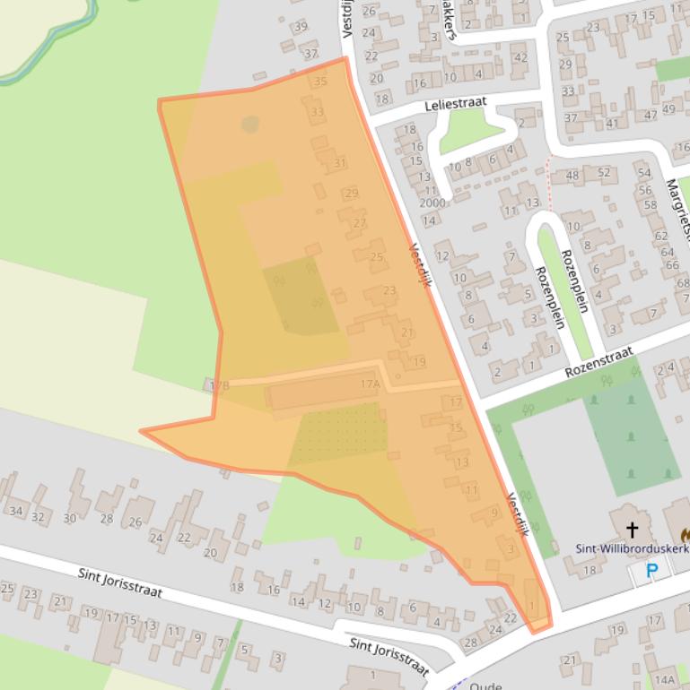 Kaart van postcodegebied 5091CJ.