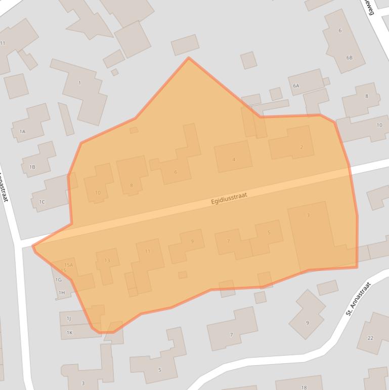 Kaart van postcodegebied 5091CM.