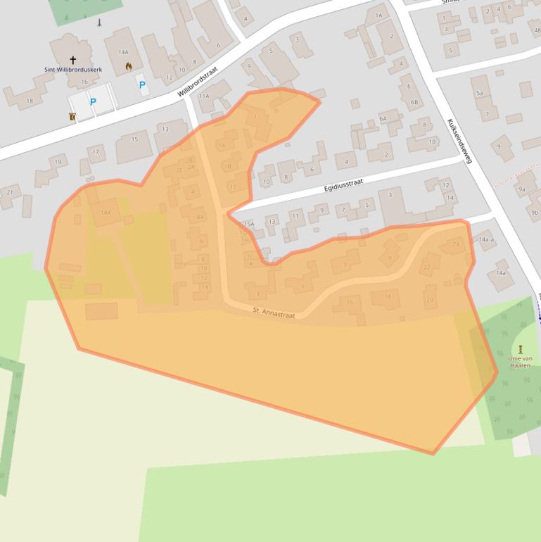 Kaart van postcodegebied 5091CP.