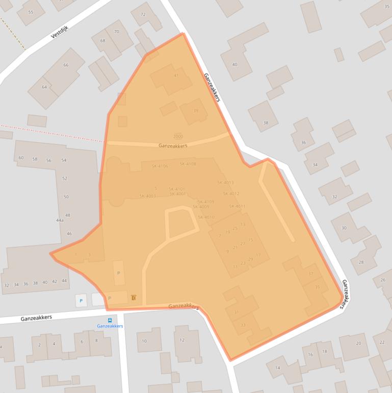 Kaart van postcodegebied 5091CR.