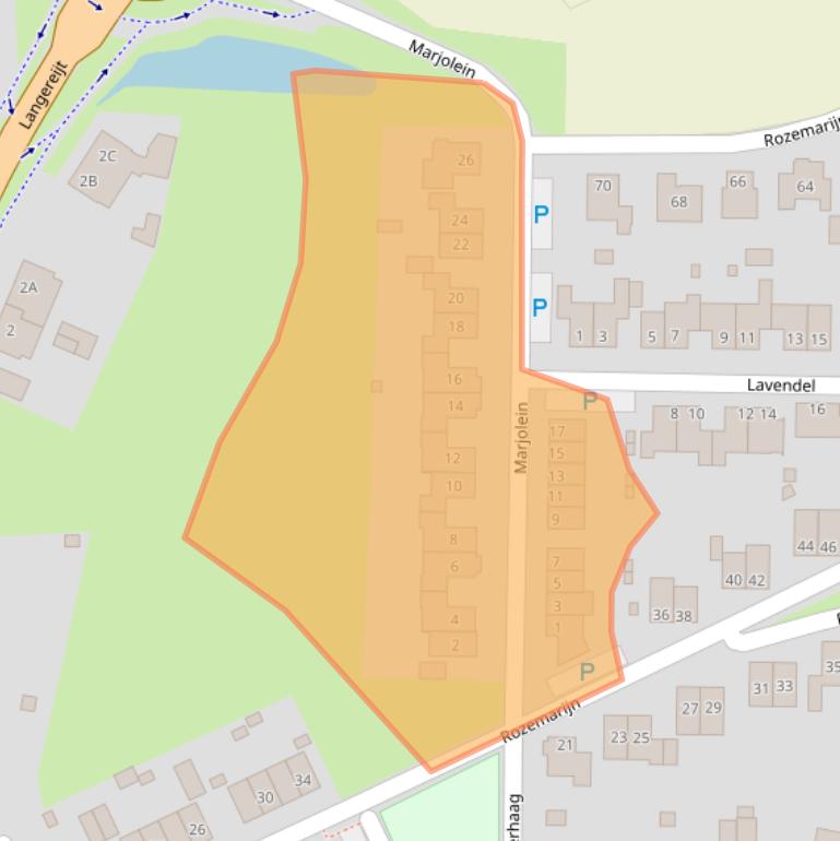 Kaart van postcodegebied 5091DL.