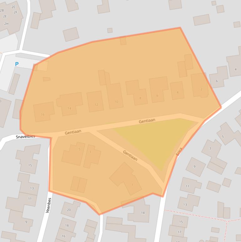 Kaart van postcodegebied 5091EA.