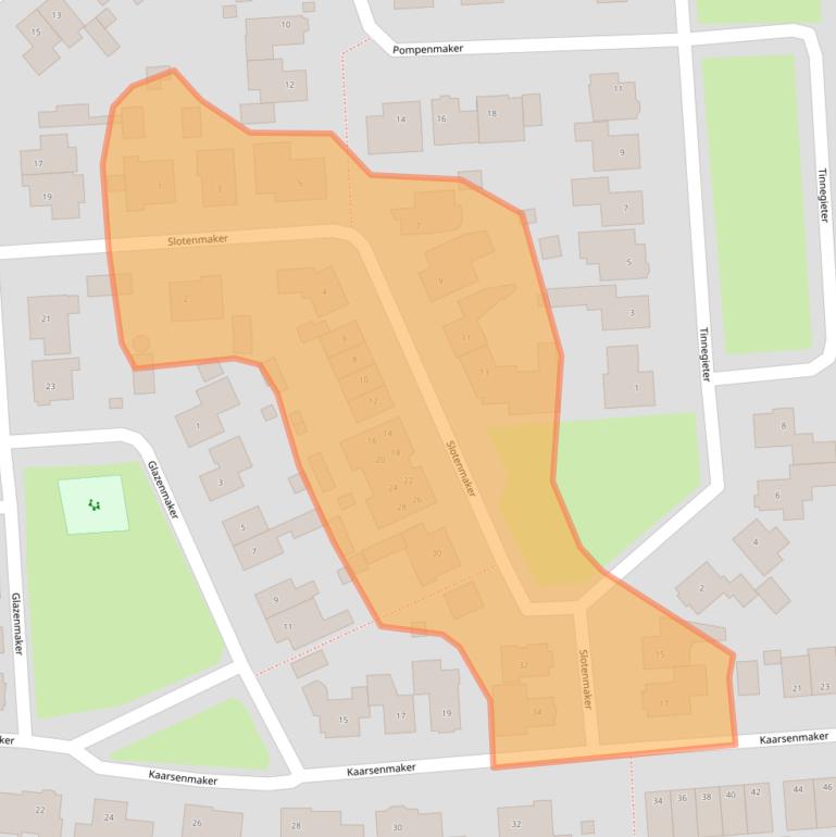 Kaart van postcodegebied 5091GP.