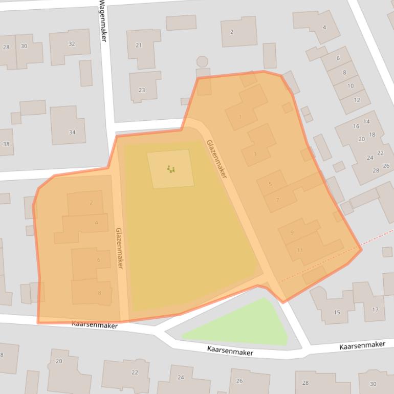 Kaart van postcodegebied 5091GT.