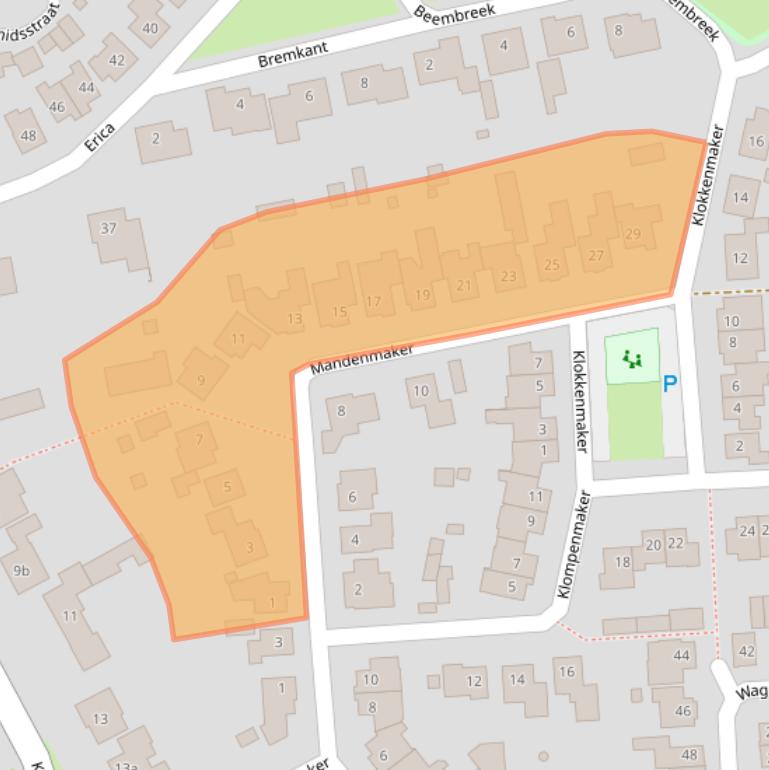 Kaart van postcodegebied 5091GV.