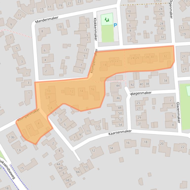 Kaart van postcodegebied 5091GZ.