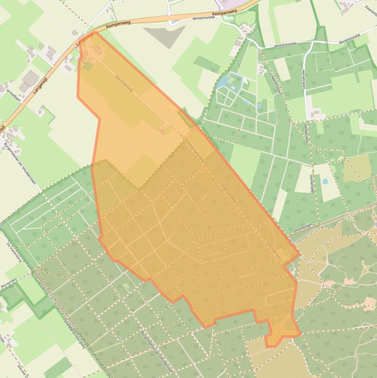 Kaart van postcodegebied 5091JS.