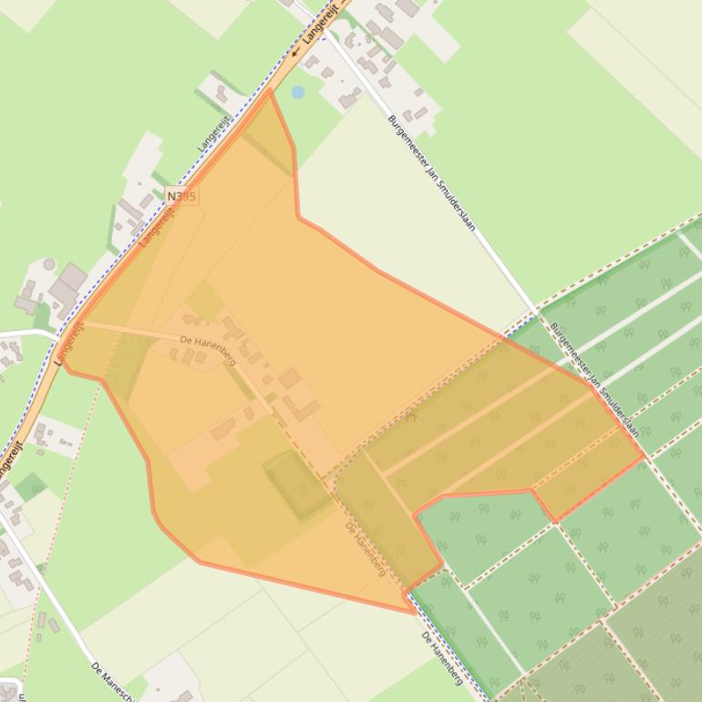 Kaart van postcodegebied 5091JV.