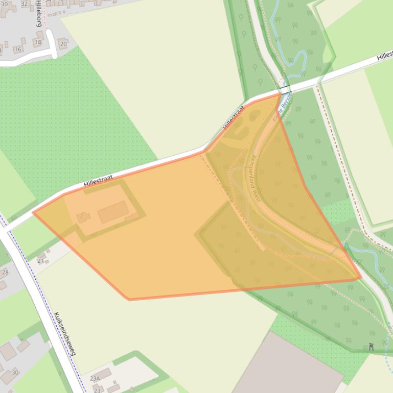 Kaart van postcodegebied 5091JZ.