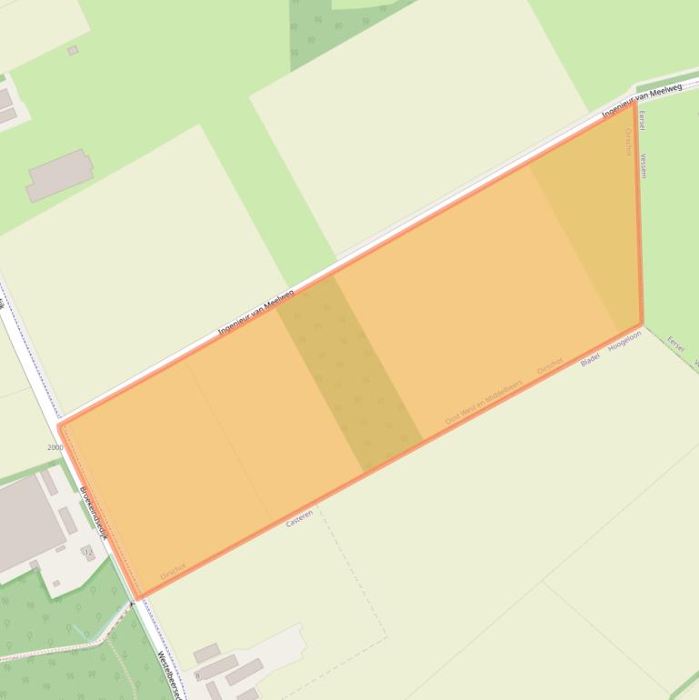 Kaart van postcodegebied 5091KR.