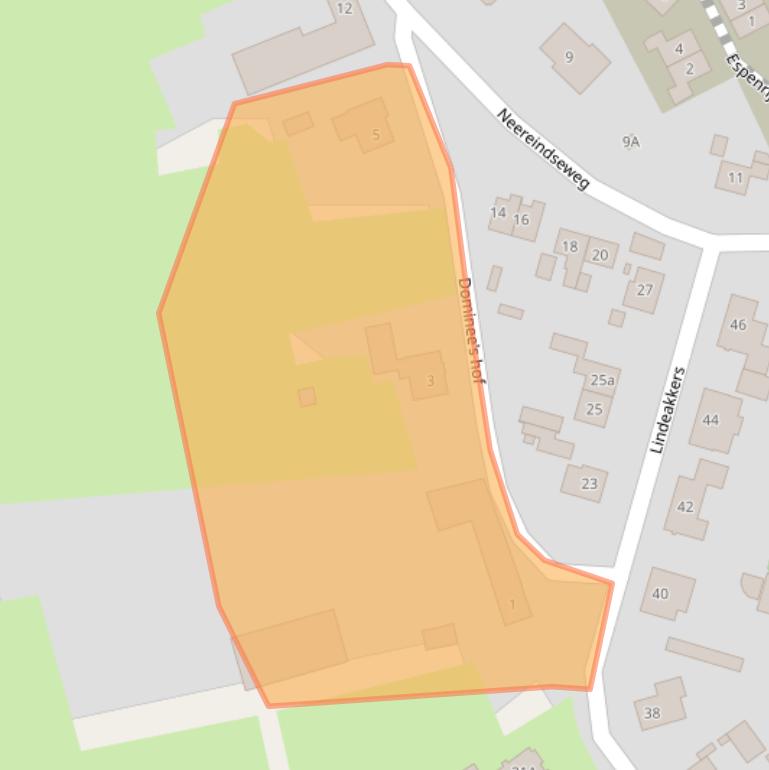 Kaart van postcodegebied 5091RE.