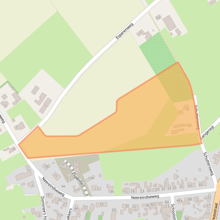 Kaart van postcodegebied 5091RK.