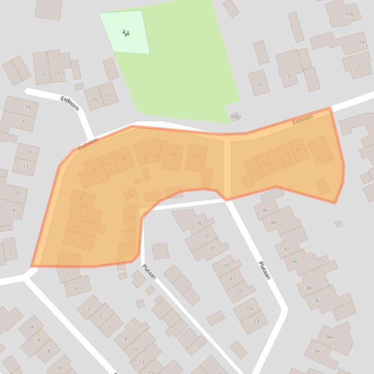 Kaart van postcodegebied 5091RN.