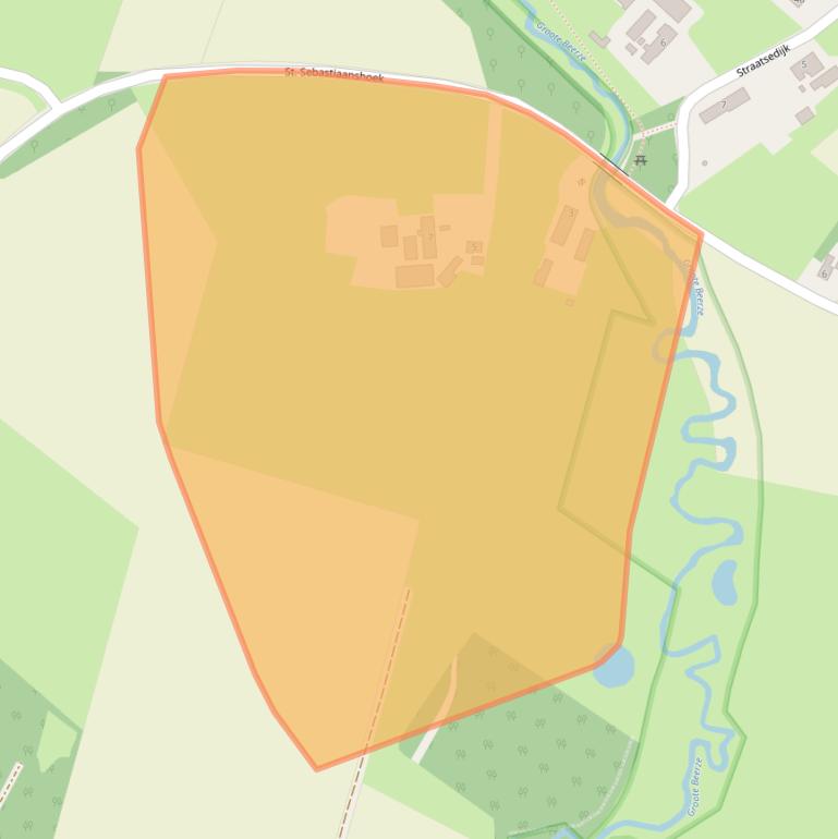 Kaart van postcodegebied 5091SH.