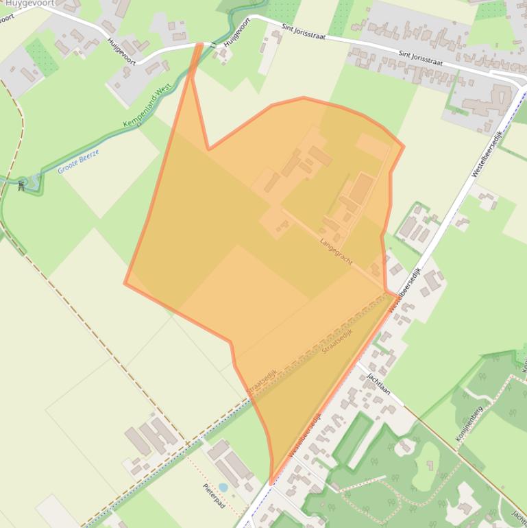 Kaart van postcodegebied 5091SJ.