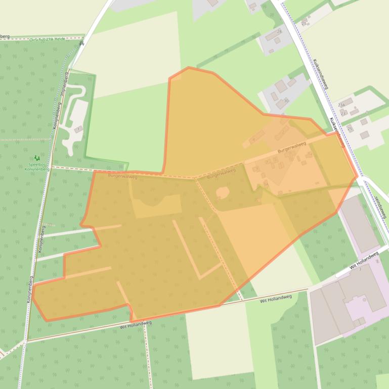 Kaart van postcodegebied 5091TA.