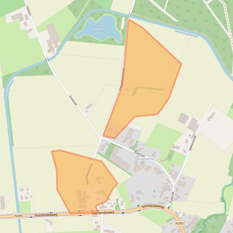 Kaart van postcodegebied 5091TE.