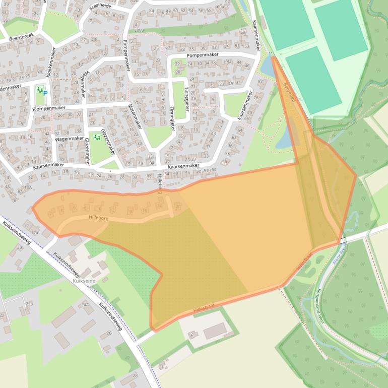 Kaart van postcodegebied 5091TM.