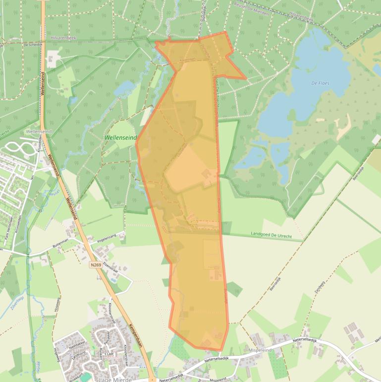 Kaart van postcodegebied 5094BA.