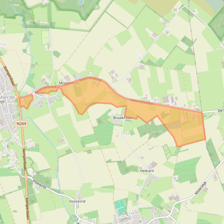 Kaart van postcodegebied 5094BD.