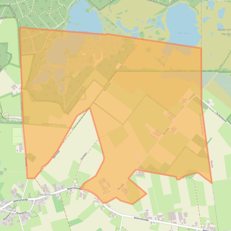 Kaart van postcodegebied 5094BE.